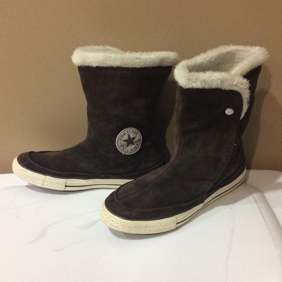 converse suede boots